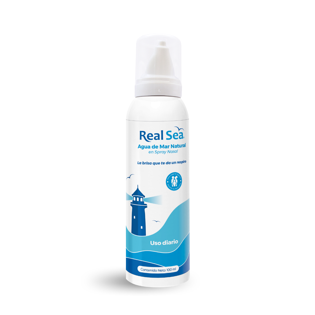 Real Sea. Agua de Mar. Spray Nasal. Paquete de tres (3 unidades)