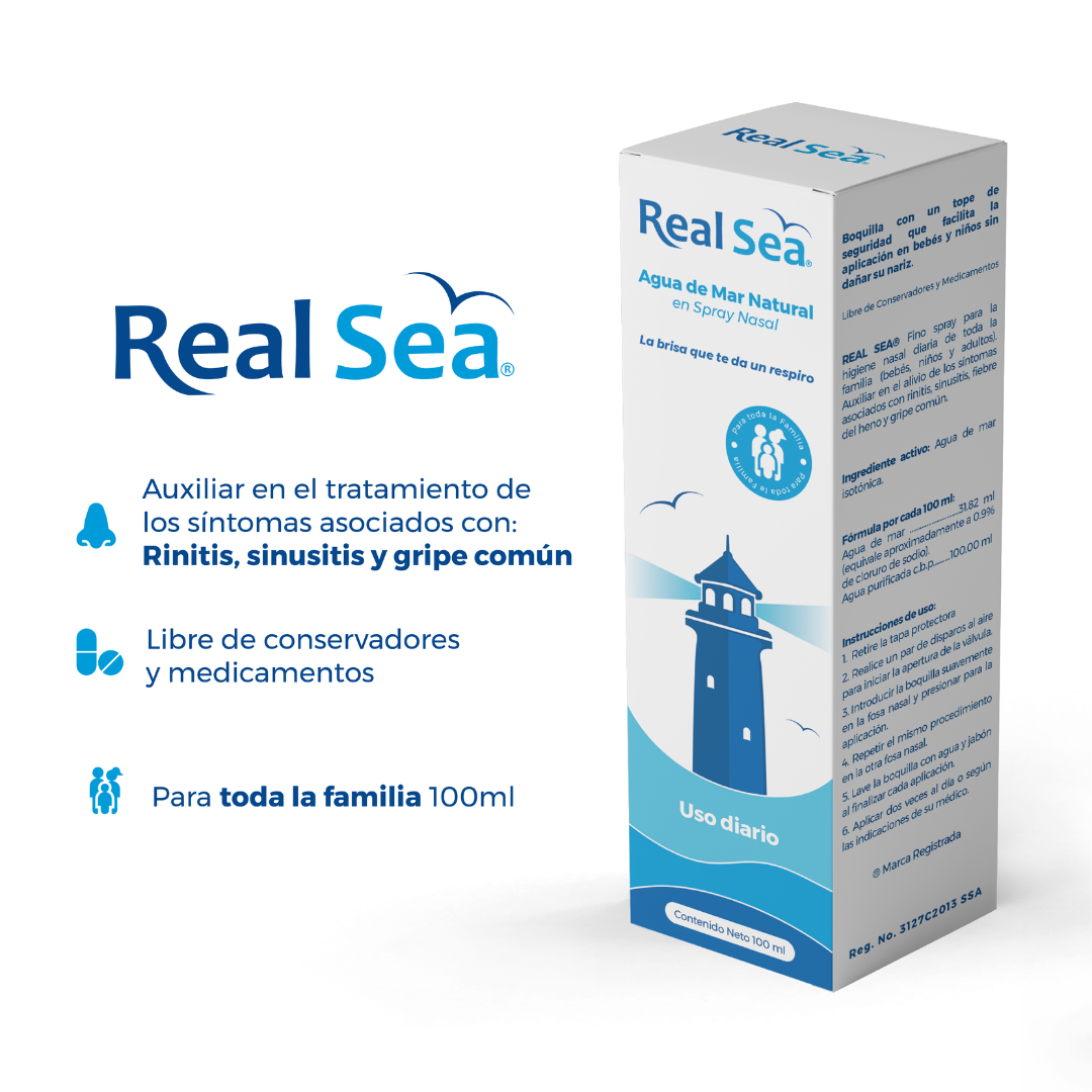 Real Sea. Agua de Mar. Spray Nasal.